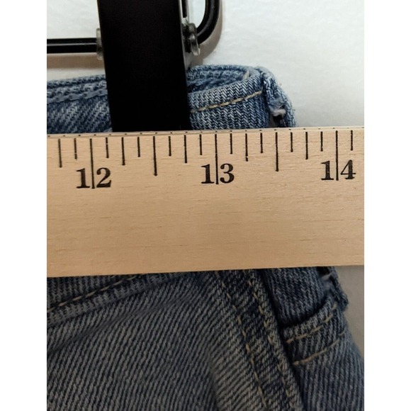 Decree Juniors Womens Low Rise Bootcut Jeans Size 1 Blue Distressed Boot Cut - Picture 6 of 10